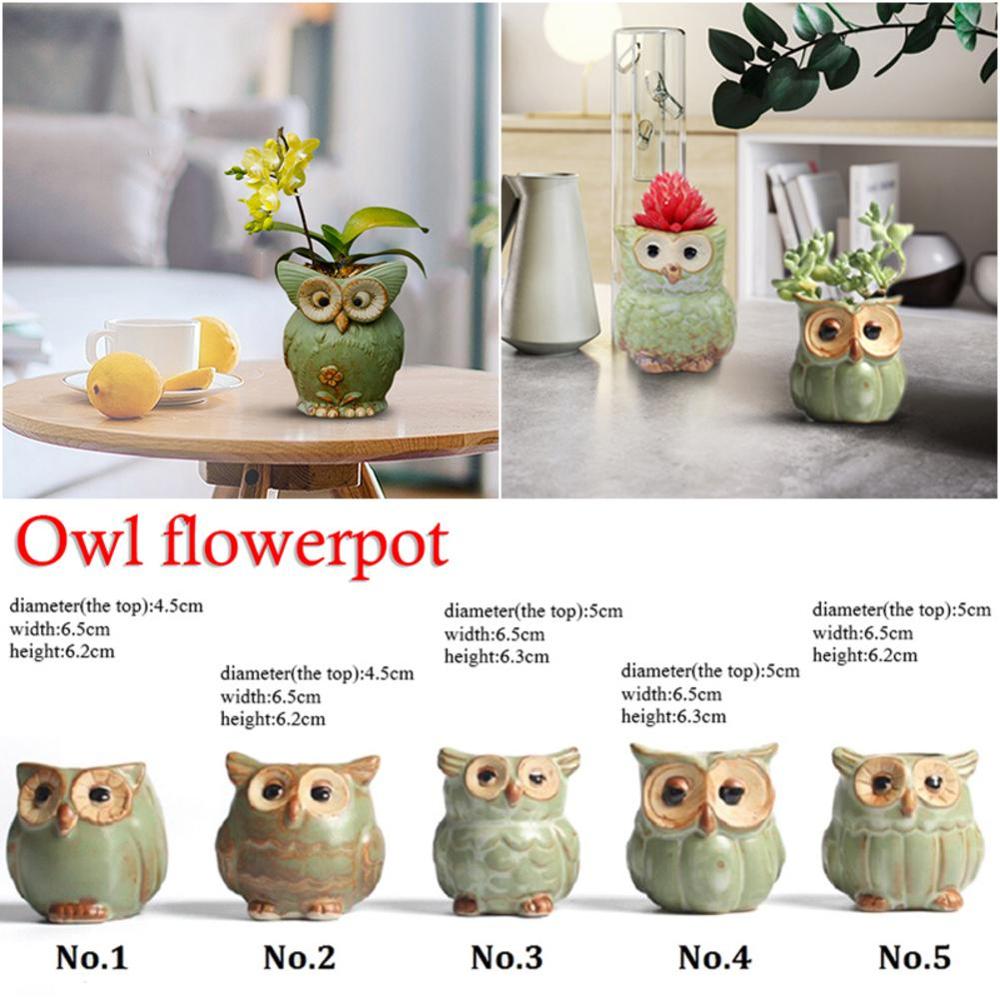 Succulent Flower Pot Fleshy Plants Hexagonal Pottery Innovative White Ceramic Bonsai With Bamboo Tray Home Decoration: Type12