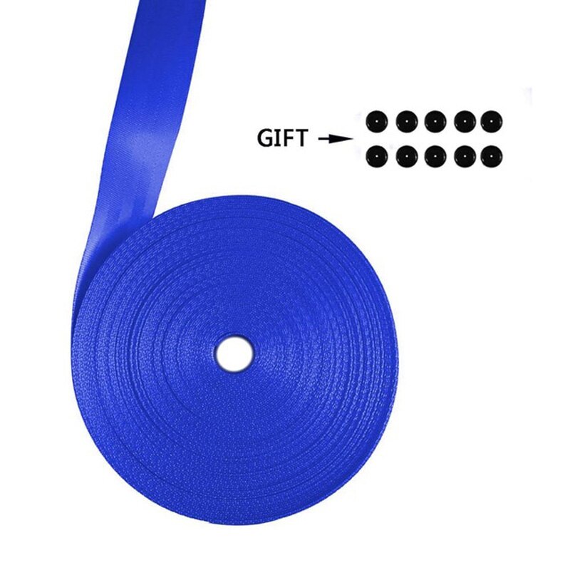 50Mm Blauw 3M-30M Diy Auto Seat Gordel Auto Gemodificeerde Gecertificeerd Kind Veiligheidsgordel Auto accessoires Swing Riem Rugzak Riem