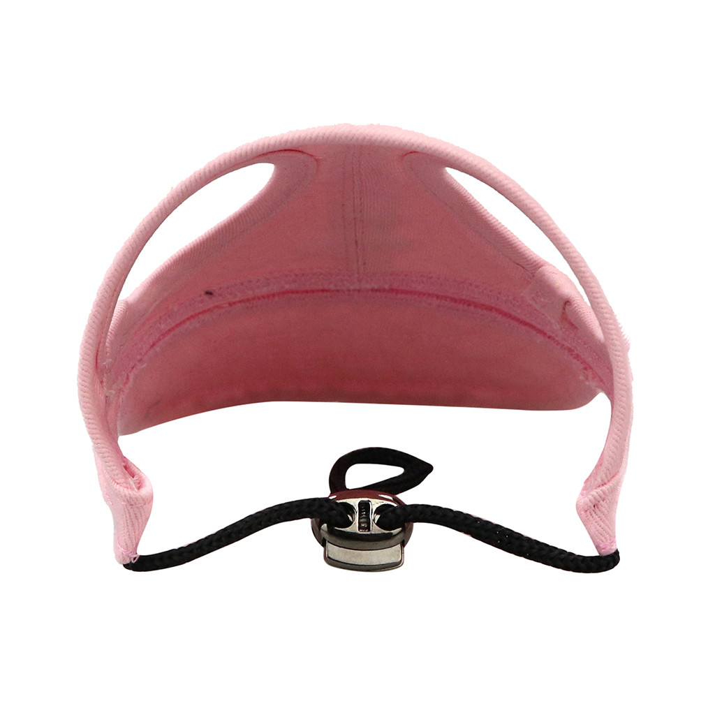 Pet Hoed Met Oor Gaten Hond Sport Baseball Voor Zon Bescherming Roze Ademende Zomer Zonnehoed Doek Mesh Canvas Hoed