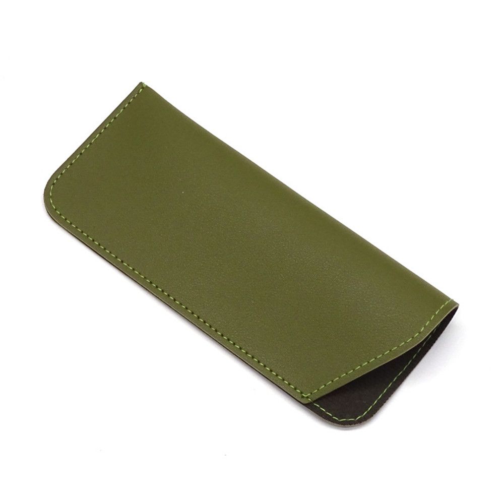 Étui de protection pour lunettes de soleil unisexe, étui pour lunettes de lecture, pochette de protection: green