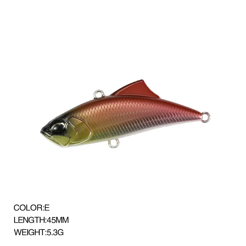 Señuelos de pesca VIB japoneses, punta de lanza, vibración RYUKI 45S, señuelo para verano e invierno, cebo Artificial, tropas, aparejos, accesorios para Lucio: Morado