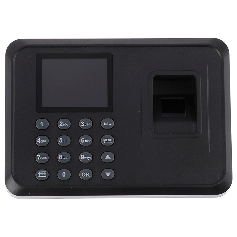 Fingerprint Attendance Machine LCD Display USB Fingerprint Attendance System Time Clock Employee Checking-in Recorder