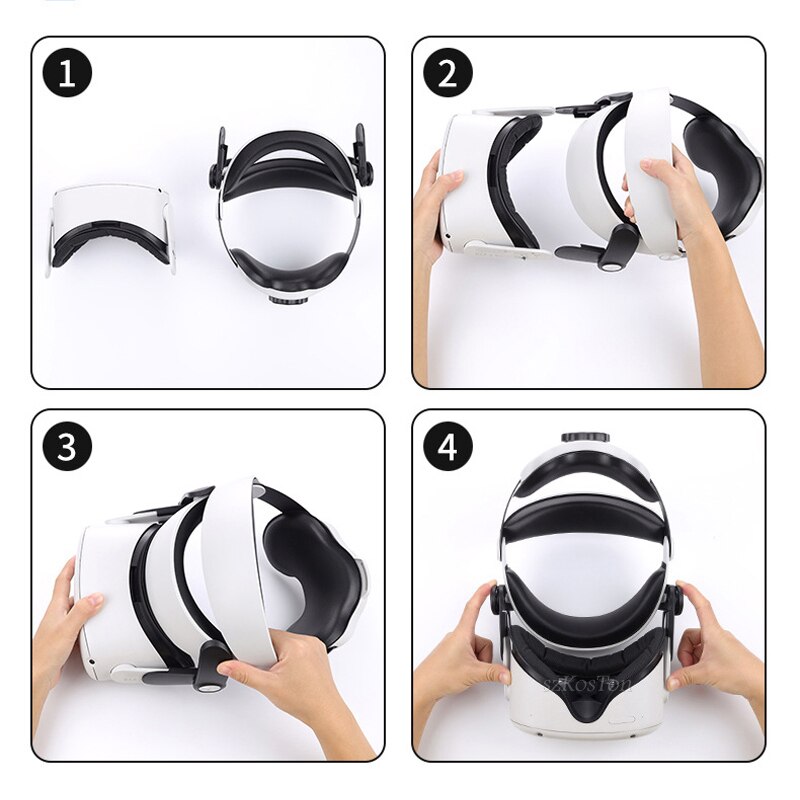 Voor Oculus Quest 2 Halo Band Hoofd Verstelbare Verhogen Ondersteunende Verbeteren Comfort Elite Band Voor Oculus Quest 2 Accessoires