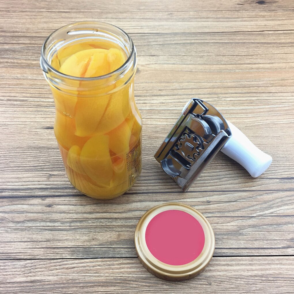 Manual Stainless Steel Easy Can Jar Opener Adjustable Cap Lid Openers Tool Kitchen Gadgets Can Tin Openers Bottle