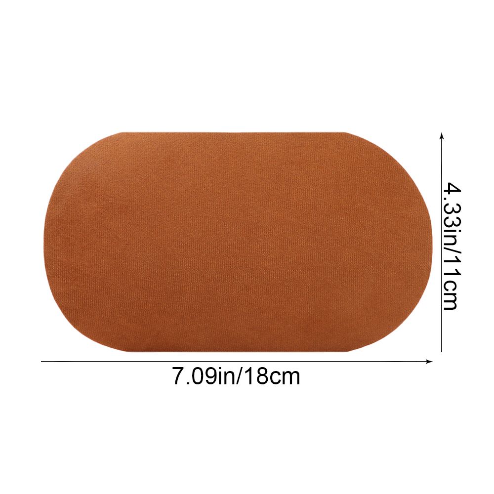 2Pcs Imitation Buckskin Stickers Clothes Patches Elbow Iron on Patch Leather Pants Knee Appliques Clothes Sewing Tools