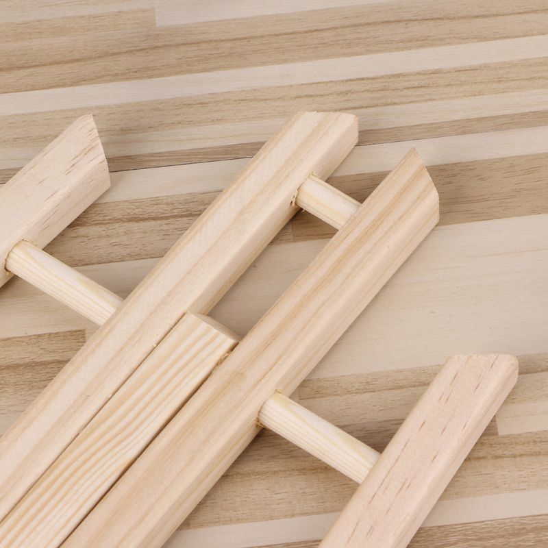 Wood Easel Advertisement Exhibition Display Shelf Holder Studio Painting Stand X6HB