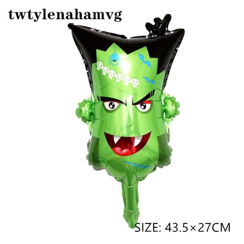 Couleur Mini taille Halloween dessin animé modèle 18 pouces rond feuille d'aluminium ballon préféré des enfants fête décoration jouet: 15 mini size