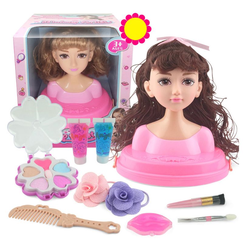 Lovely Children Pretend Play Kid Make Up Toys Set Hairdressing Simulation Cosmetic: 4