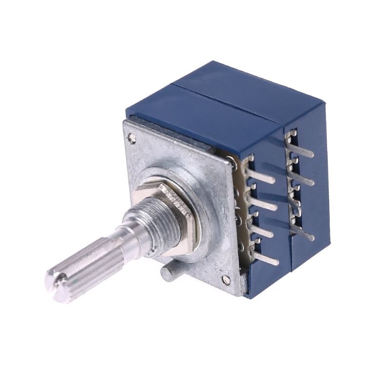 Potentiometer RH2702 8 Pin Serrated Split Shaft 6MM Precision 27-type A100K 100K