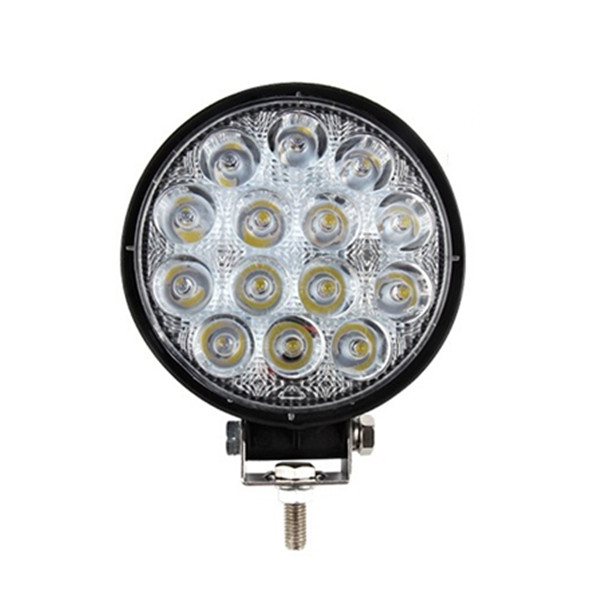 2500lm 42W Round LED Work Light Spotlight LED Light Bar For 4x4 Offroad ATV UTV Truck Tractor Motorcycle Fog lights: Default Title