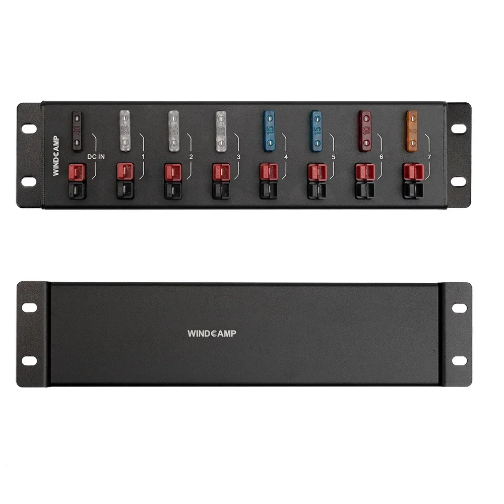 DC36V AP-8S 8 Channel Power Distributor For HF Radio Communication Power Supply Splitter Screw Fixing arduino