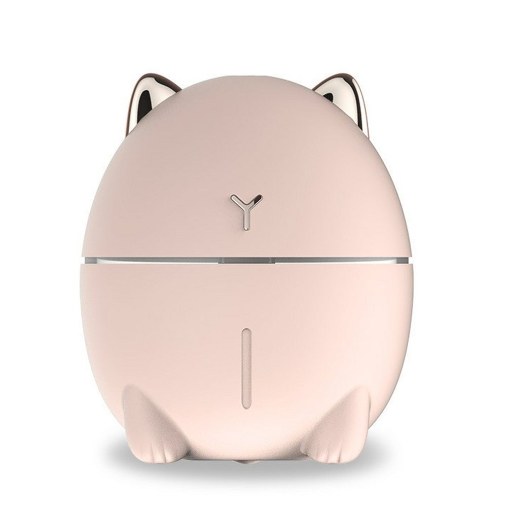 Cute Cat 200ml Mini USB Atomizer Humidifier with LED Silent Lamp for Home Office Atomizer For Bedroom