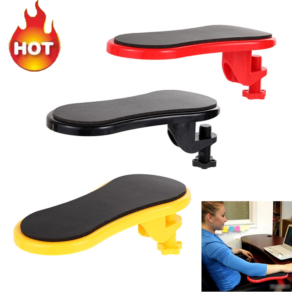 Repose-bras amovible pour table/bureau avec tapis de souris, support d’avant-bras/poignet pour soulager les mains et les épaules