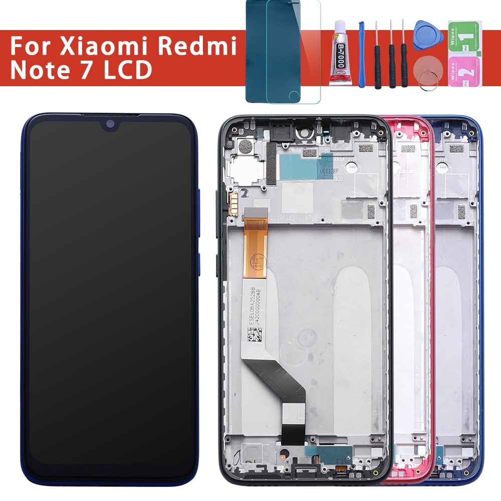10-Touch AAA LCD For Xiaomi Redmi Note 7 LCD With Frame Display Screen For Redmi Note7 Pro LCD With Frame Display Screen
