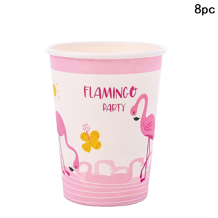 Juego de vajilla desechable de flamenco rosa para niños y niñas, servilletas, vasos, servilletas, decoración de feliz cumpleaños: Verde menta