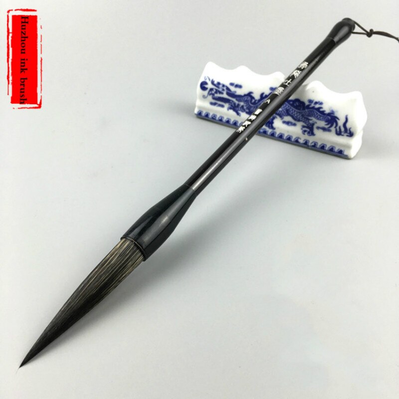 Caligrafia Chinese Huzhou Calligraphy Brush Long Bear Hair Calligraphy Brushes Painting Regular Script Couplets Writing Brush