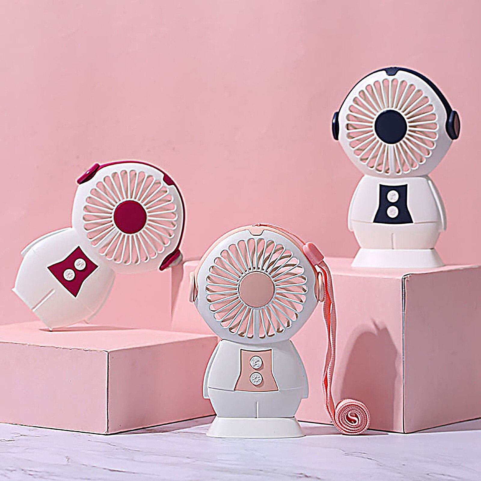 Mini Usb Ventilator Draagbare Elektrische Opladen Ventilator Met Licht Handheld Kleine Desktop Elektrische Ventilator Zomer Handy Air Cooling Fans