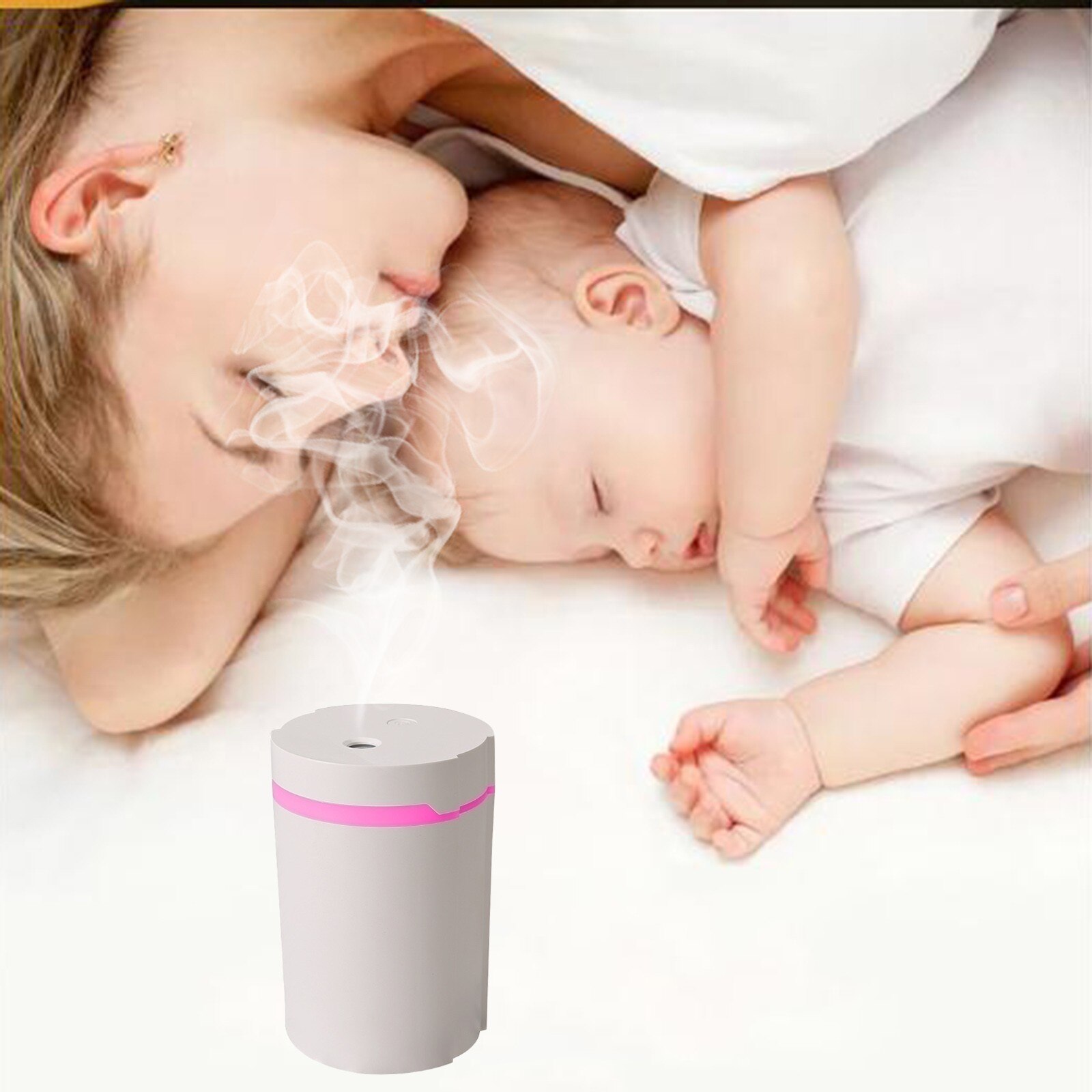 25 #300ml Kühlen Nebel Usb Befeuchter Diffusor Kleine Luftbefeuchter Für Schlafzimmer Aroma Ätherisches Öl Diffusor LED Mini Luft luftbefeuchter