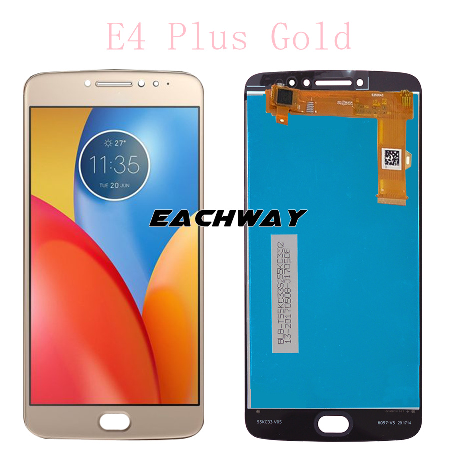 Pour Motorola Moto E4 LCD E4 Plus affichage écran tactile numériseur assemblée XT1766 XT1763 XT1770 XT1771 XT1772 XT1773 affichage