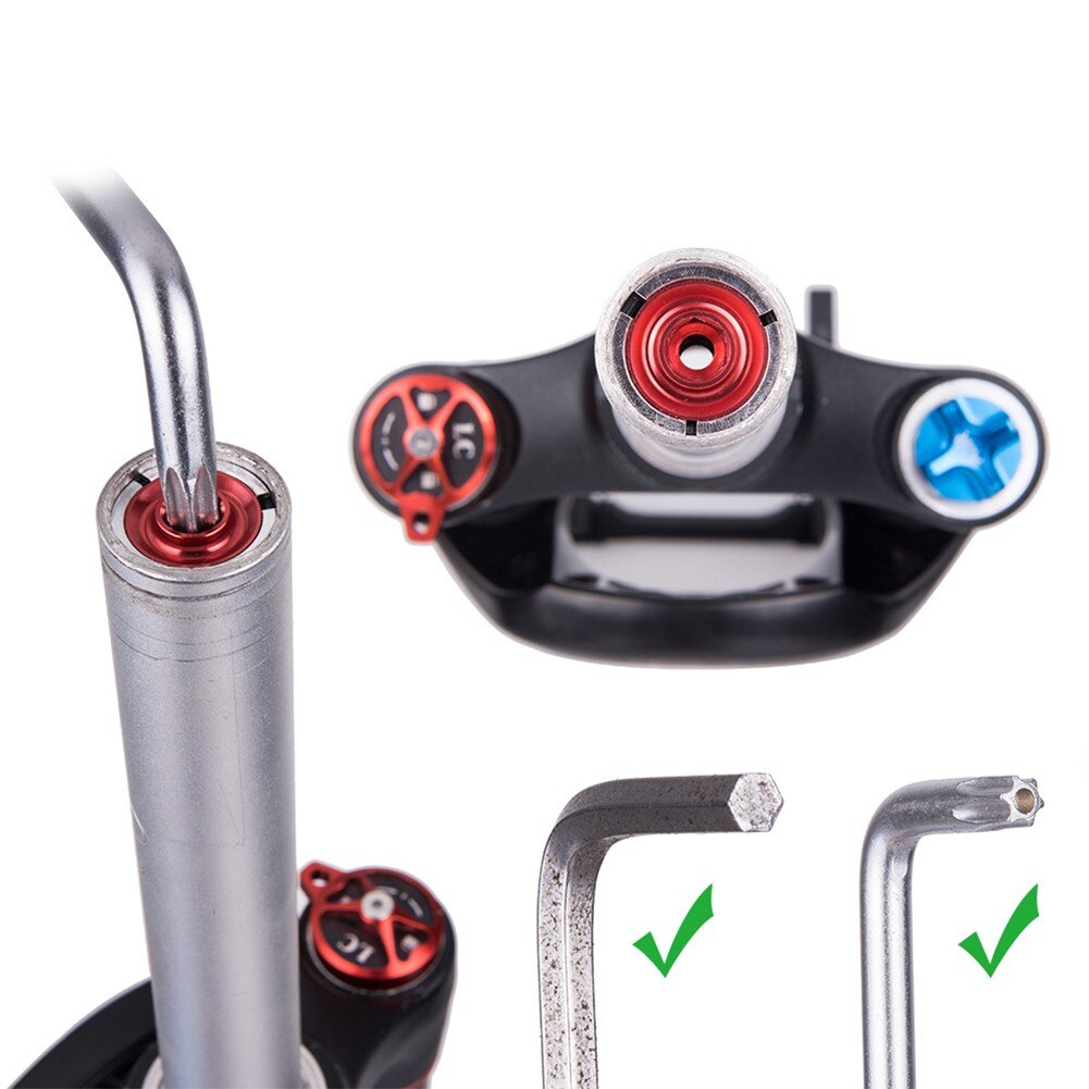 MTB Bike Carbon Fork Steerer Tube Expander Plug Expansion Screw Ultra Light Expander Plug Compression Tube Bike Parts Bicicleta