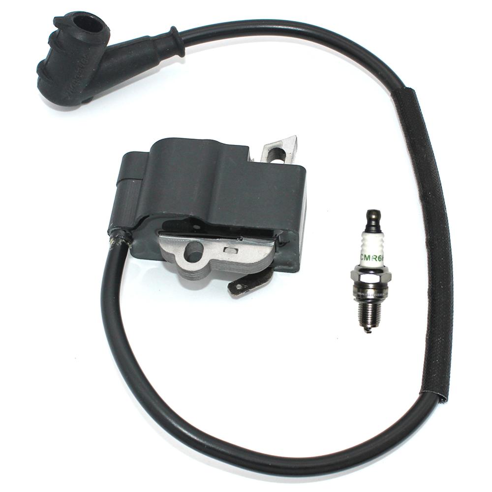 Módulo de Bobina De ignição com Spark Plug CMR6H para Motosserra Stihl MS201 MS201T MS201C MS201 2-Mix PN #1145 400 4711 1145 400 1303 000