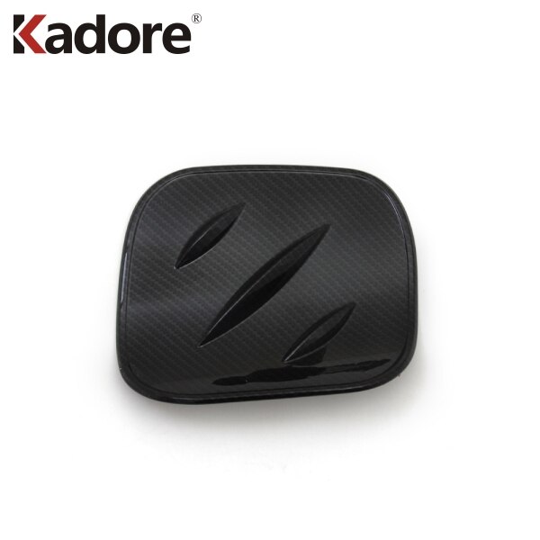 Cubierta de fibra de carbono para tanque de combustible, pegatina embellecedora de tapa de Gas para Toyota C-HR CHR , , , , 2022: ABS Carbon Fiber