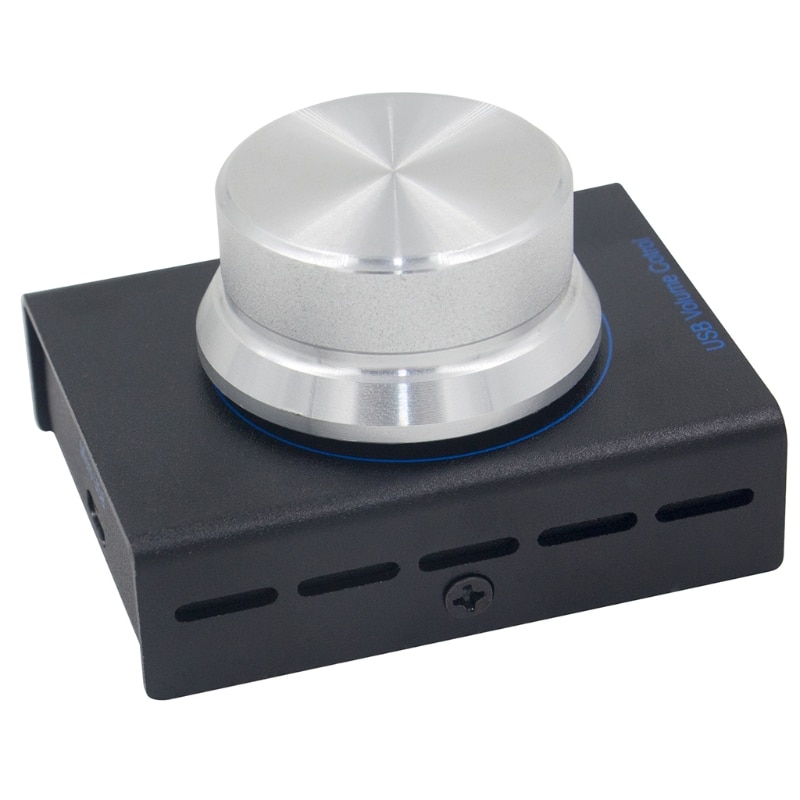 USB Lossless Computer Volume Control PC Speaker Computer o Digital Line Control Volume Controller With One Key Mute Function
