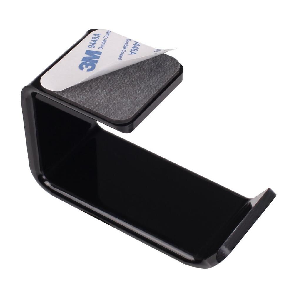 Sticker Acrylic Headphone Bracket Wall Mounted Headset Holder Hanger Under Desk Hook Earphone Sticky Display Stand