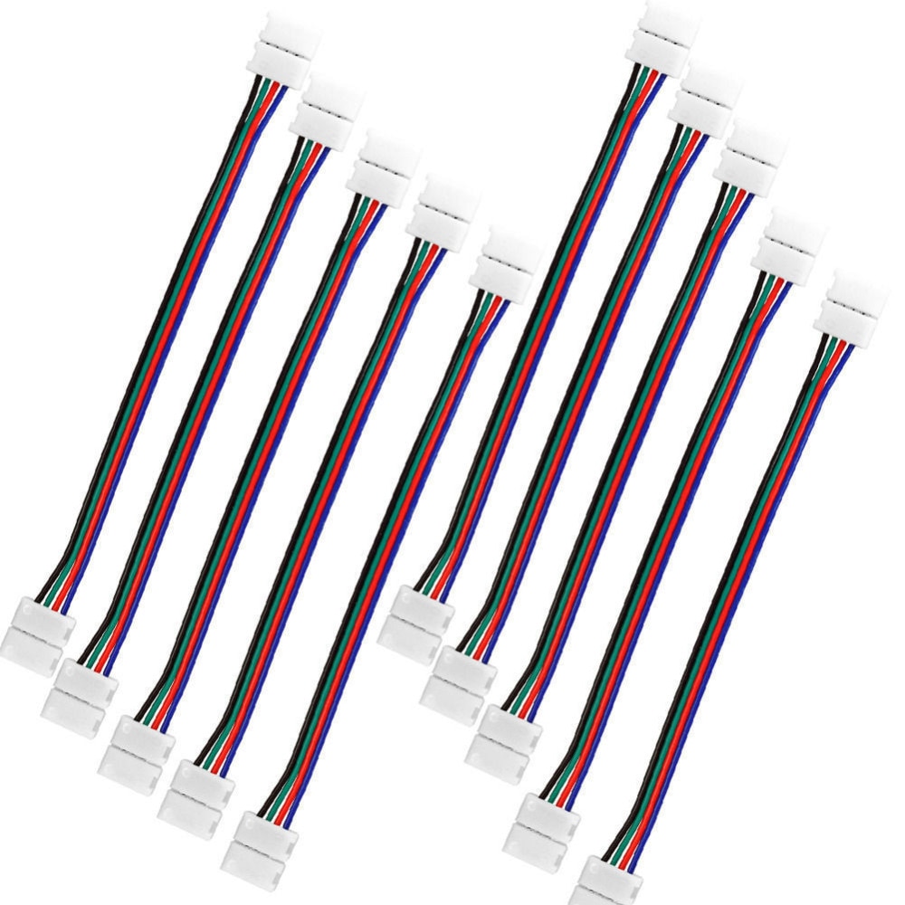 10mm 4 pin led rgb strip connector