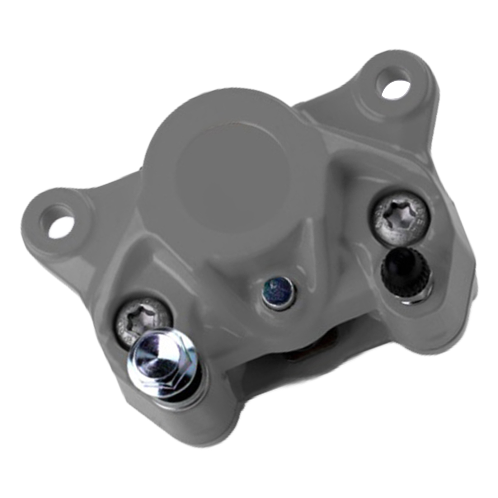 Universal 2-Piston Motorbike Rear Brake Caliper Assembly Replacement Parts: Grey