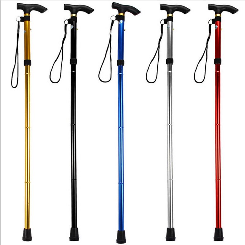 Outdoor walking stick for the elderly, folding walking stick, non-slip telescopic stick