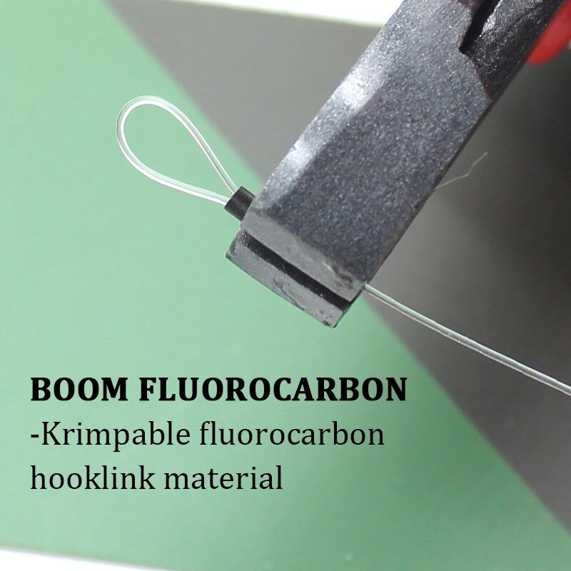 Línea de pesca de carpa, fluorocarbono, súper rígida