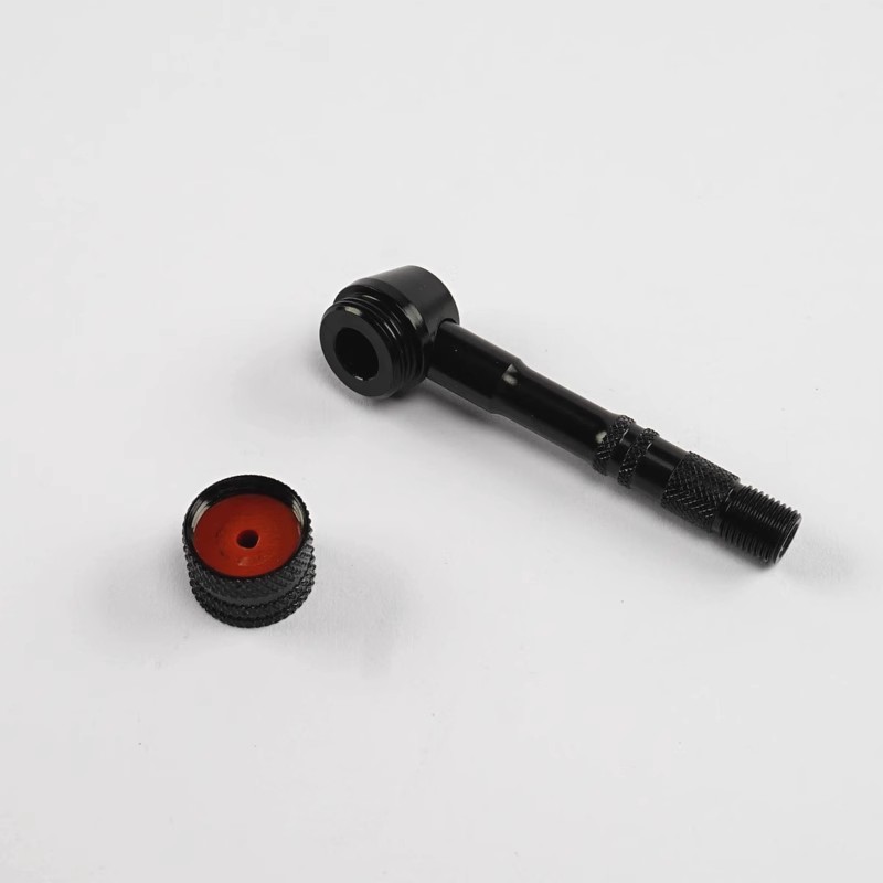 Ardently Bicycle Presta Pump Valve Rim Adapter Convert Connector Fixie MTB Road Bike Alloy Black Disc Wheel 90 Degree Adapter