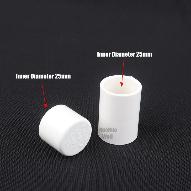 10pcs 25mm All-Out White PVC Joint Aquarium Agricultural Greenhouse Garden Irrigation Water Pipe Connector fittings Quick Joints