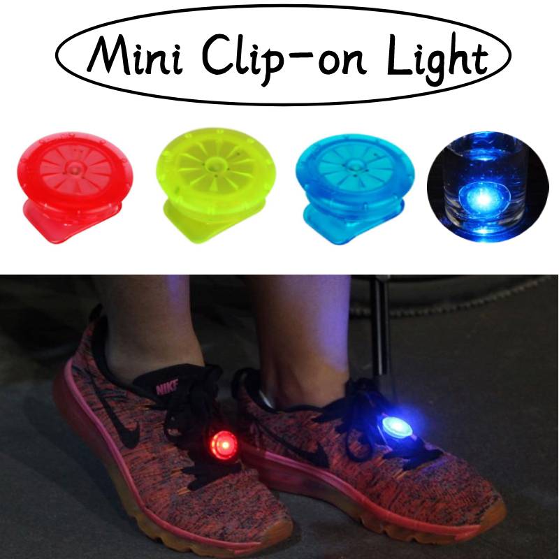 draussen Leucht Schuh Clip Lichter Multi-funktion Nacht Lauf Sicherheit Fahrrad Schuh Clips Ich bin Freien Radfahren Sport Warnung Lampe
