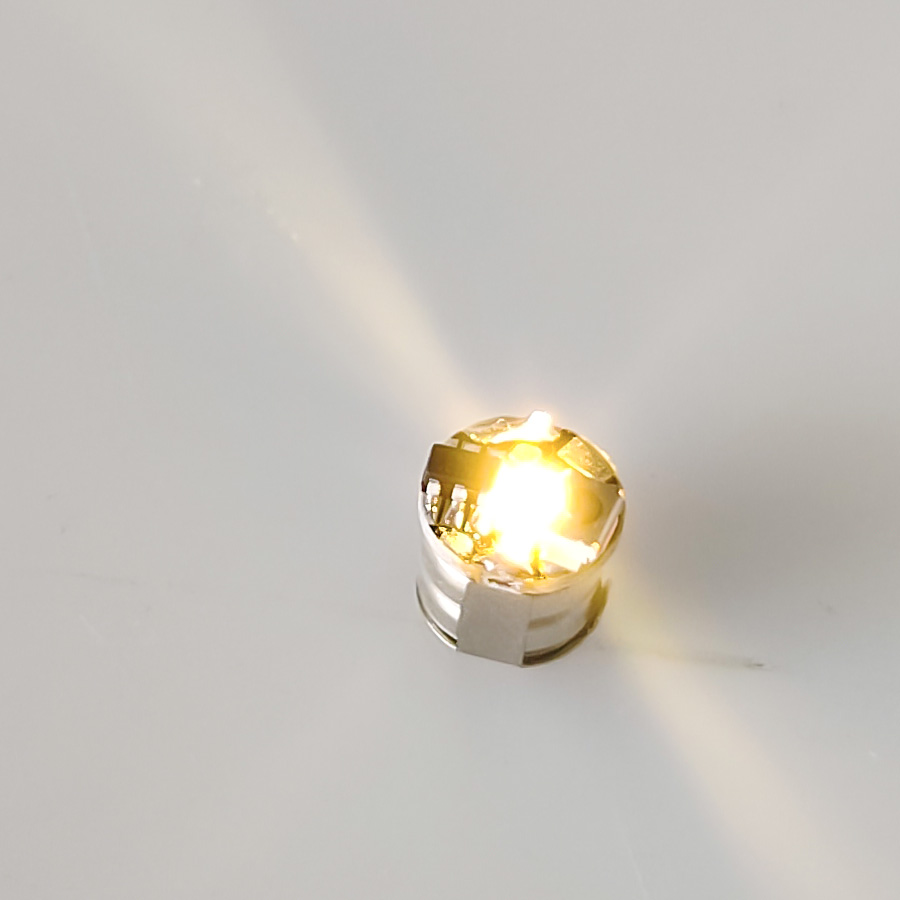 3 st mini led-lampa med touch-funktion, modellljusleksaker för gör-det-själv-modellbygge av robotar/bilar med batterier: Vit