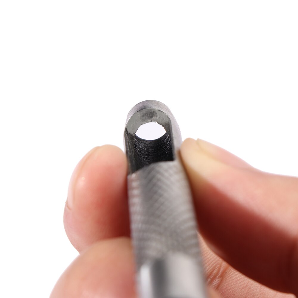 1pc Handmade Belt Punching Leather Hole Punch Hollow Drilling Tools Leather Handicraft Puncher Set Leather Tool