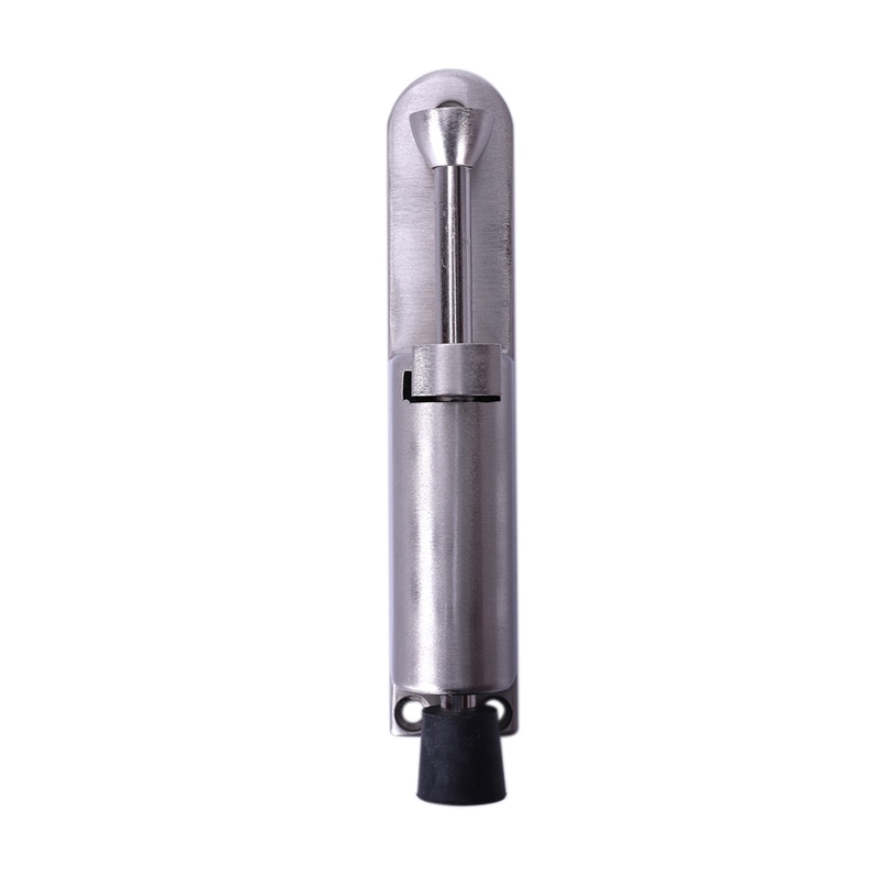 Zinc alloy Telescopic Door Stopper Spring Loaded Step-On Door Holder Luxury: Default Title