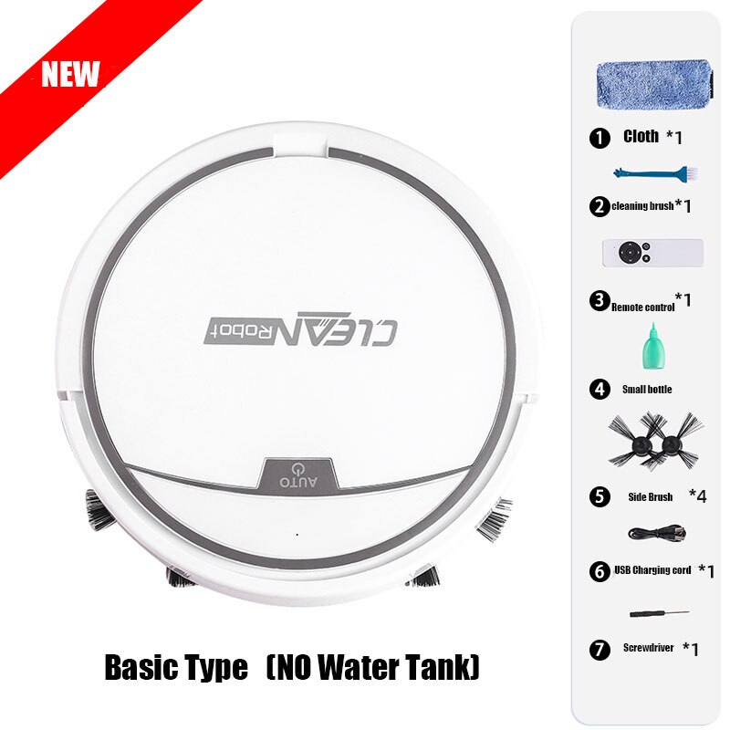 Fully Automatic Intelligent Robot Vacuum Cleaner Multifunctional Three-in-One Automatic Charging Dry And Wet Sweeping Robot: Basic Type