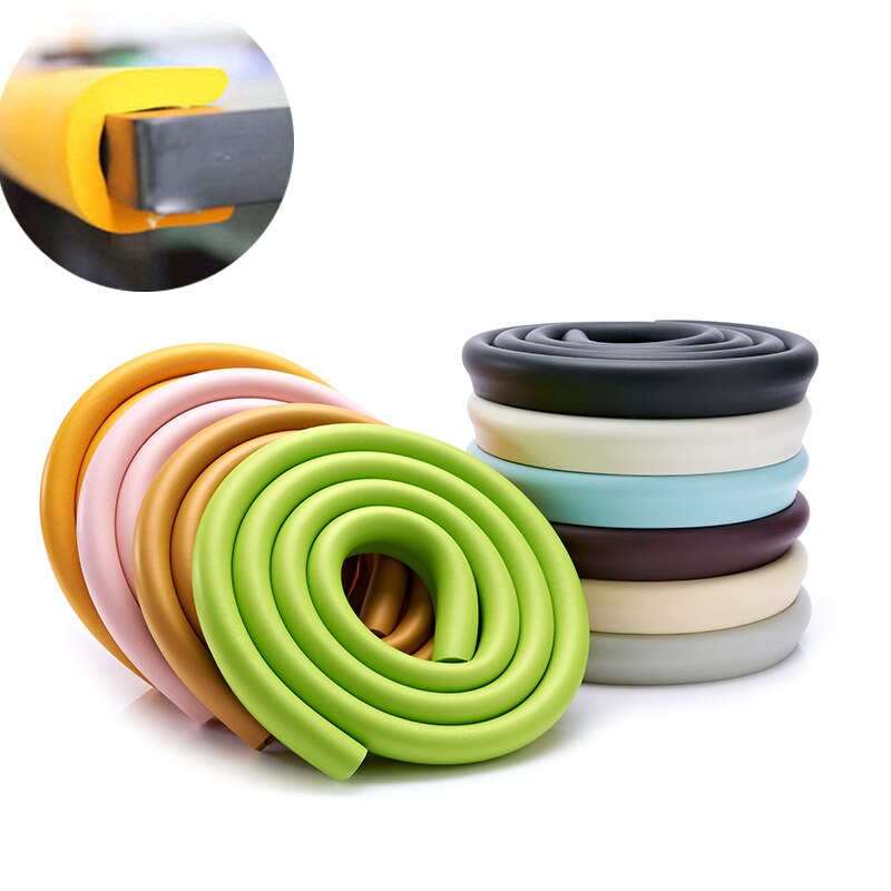 2M de protección de la infancia equipo bebé de seguridad para niños muebles ángulo Protector para Borde de esquina en forma de U de vidrio de de cintas