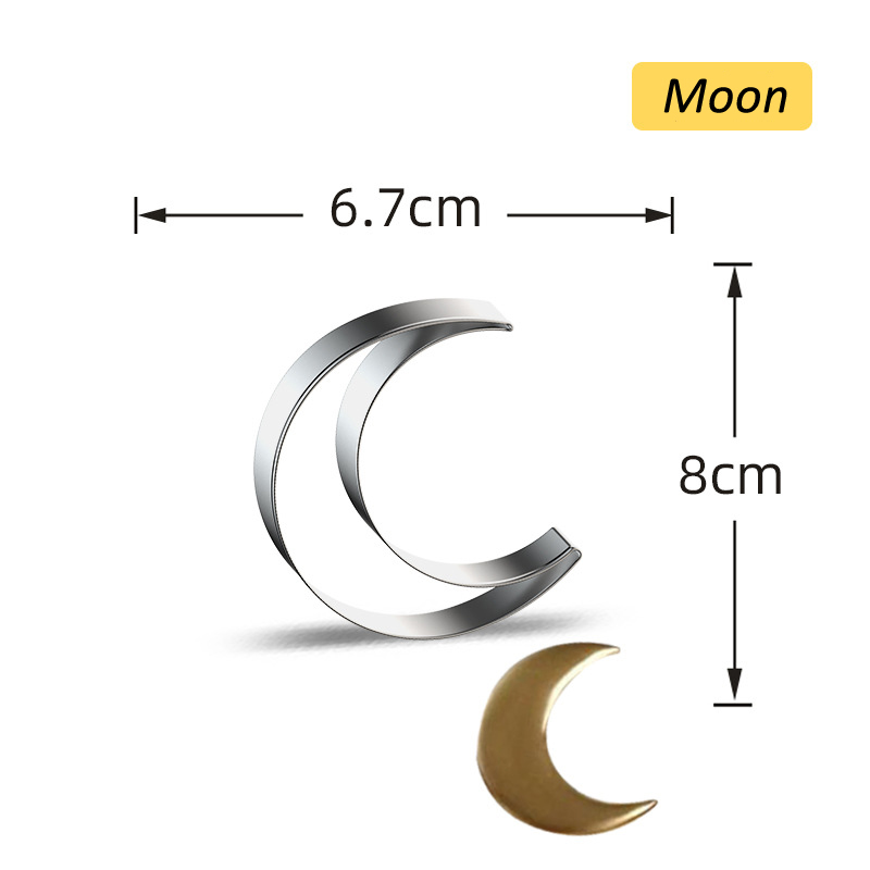 1PC Eid Mubarak foremka do ciasteczek księżyc gwiazda kościół wielbłąd foremki do ciastek DIY narzędzia do pieczenia ciasta Ramadan Kareem strona główna dekoracje: Style3