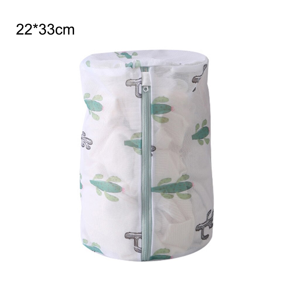 Mesh Laundry Bags Delicate with Cute Prints Travel Storage Organizer Garment Washing Bags for Clothes Bras HG99: Dark Khaki