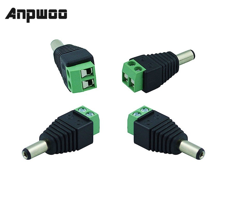 DC plug CCTV Camera 5.5mm x 2.1mm DC Power Cable Female Plug Connector Adapter Jack 5.5*2.1mm to connection LED Strip Light