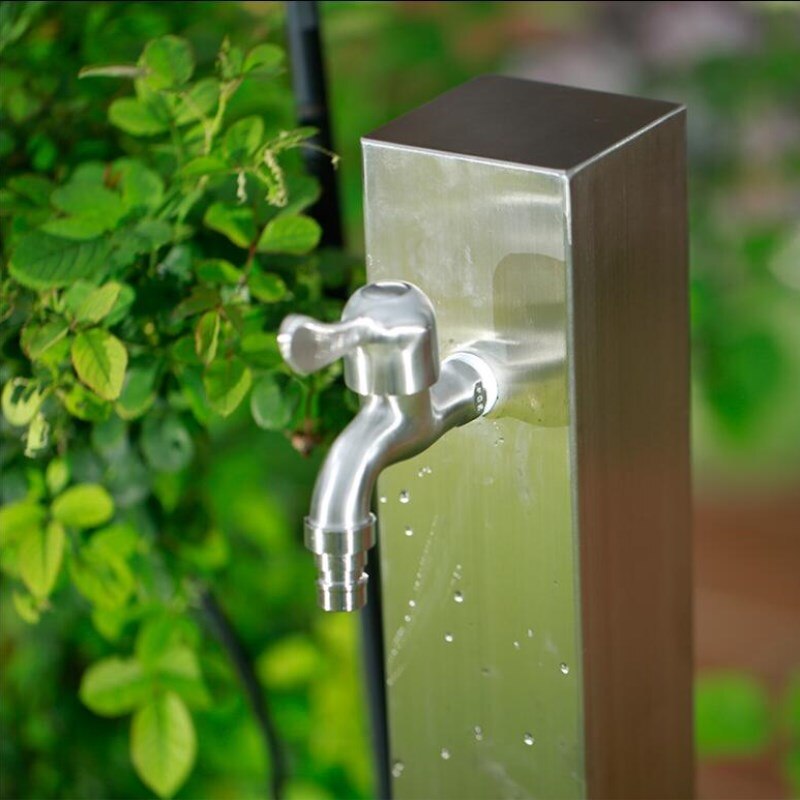 Edelstahl Garten Wasserhahn Boden Geschmückt draussen wasserhahn waschmaschine wasserhahn runde oder Platz