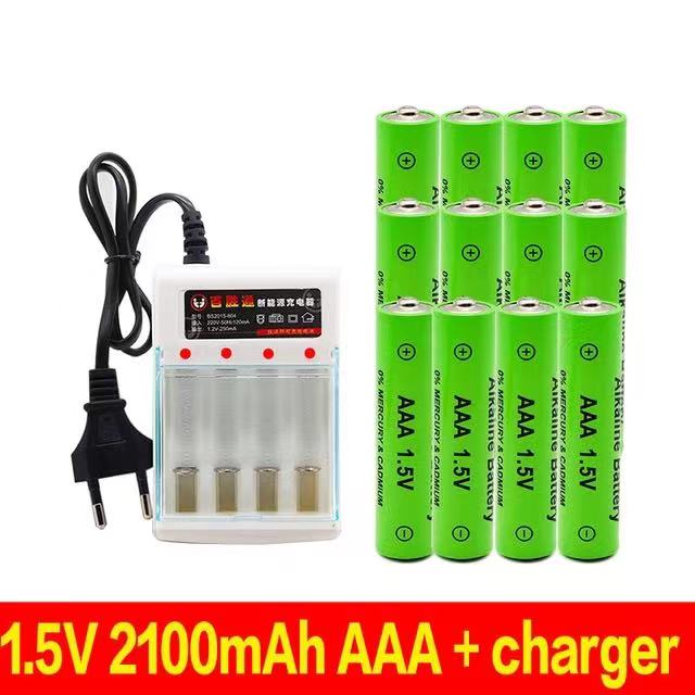 100% neue 3000mah 1,5 V AAA Alkaline Batterie AAA akku für Fernbedienung Spielzeug Batery Rauch alarm mit ladegerät