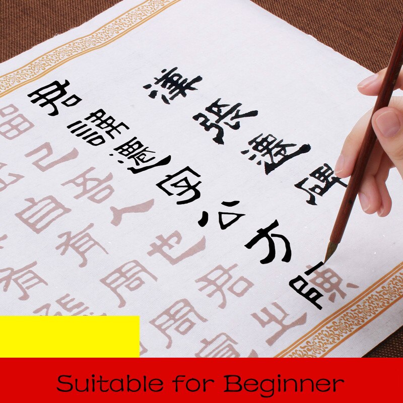 Official Script Copybooks Adult Chinese Calligraphy Copybook Beginner Thicken Half Ripe Rice Paper Chinese Character Copybook