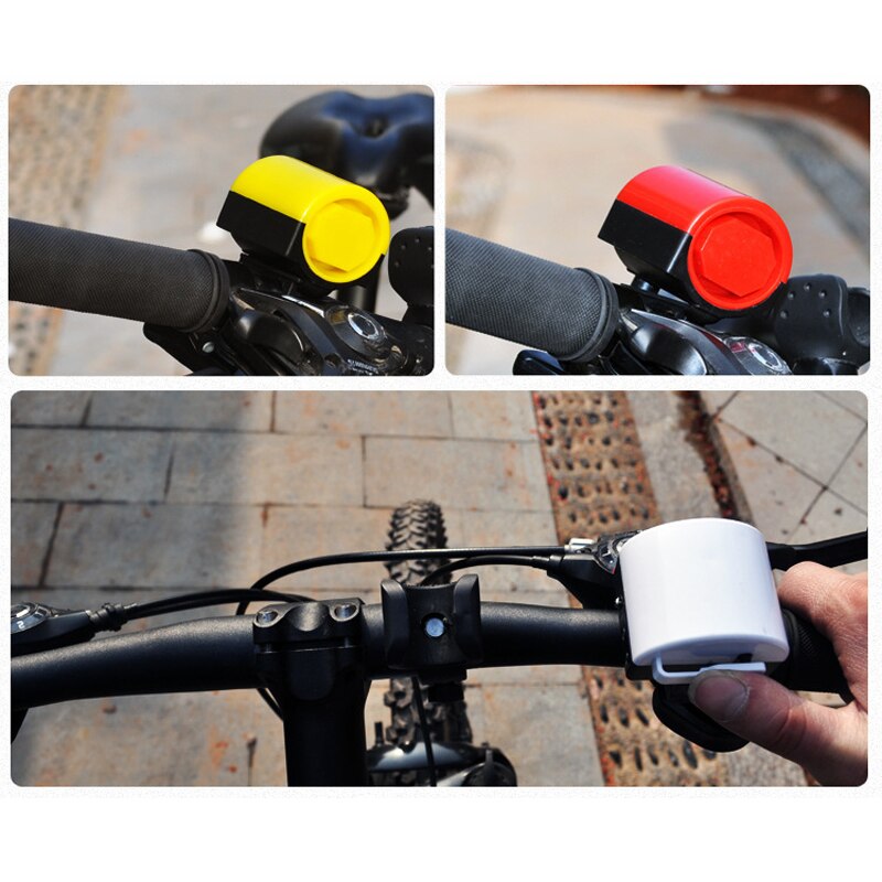 1 Piece Bicycle Bell Electronic Ultra-Loud Bike Horn Safety Bike Handlebar Alarm Ring Horn Useful Bicycle Accessories