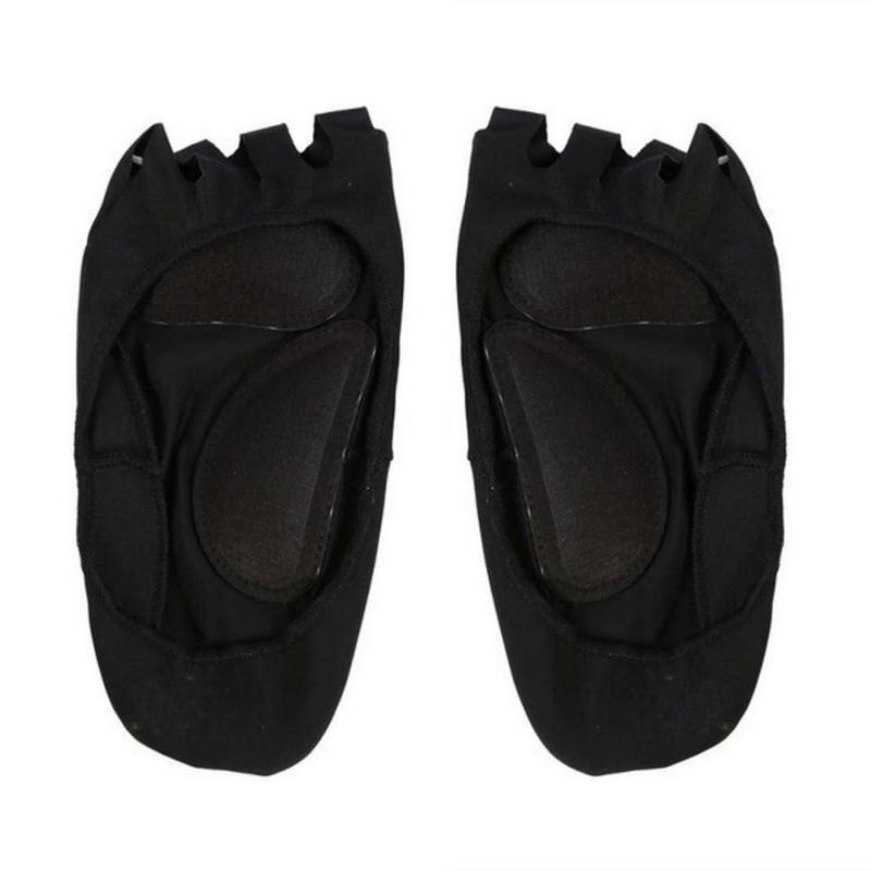 1 paar Gezondheid Voetverzorging Massage Teen Sokken Vijf Vingers Tenen Compressie Sokken Slippers Arch Ondersteuning Verlichten Voet Pijn Sokken: Black