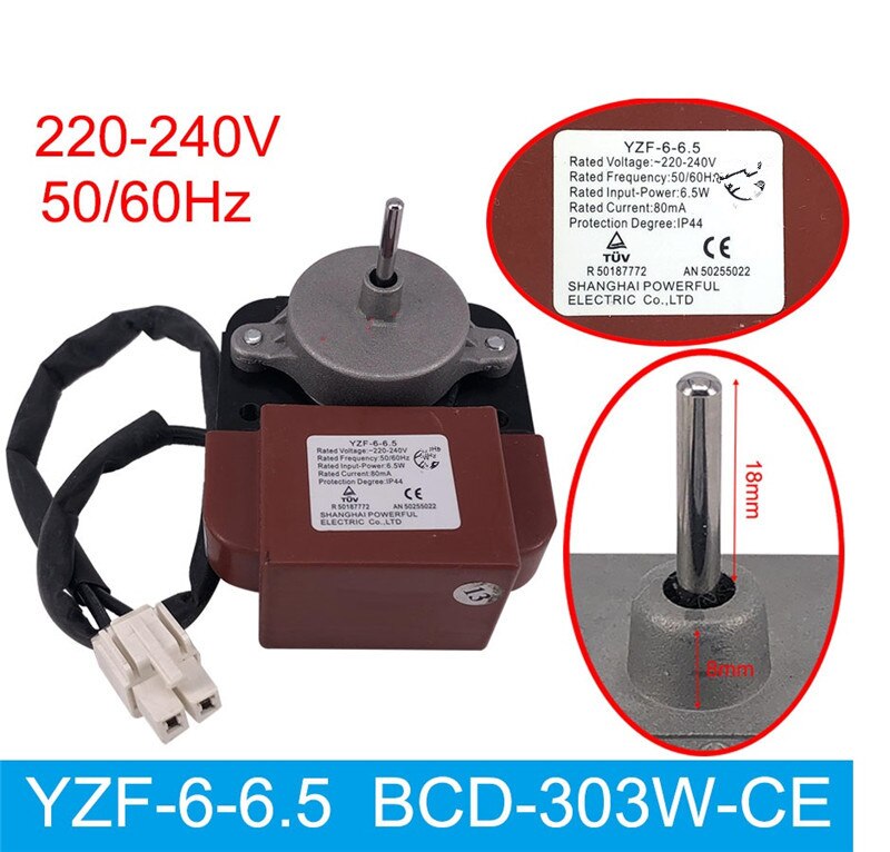 YZF-1-6.5 C0621.4.4/V / C0507.4.2-3(A1) / BCD-303W-CE / C0507.4.2-3(A1)B / 230-50DY288.1/JYF-01-2 50240401000X/4681JB1029U