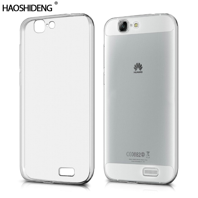 Funda de silicona para Huawei Ascend G7, funda trasera transparente y duradera para Huawei G7-L01